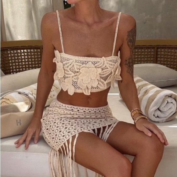 Zara crochet crop top - Picture 3 of 11